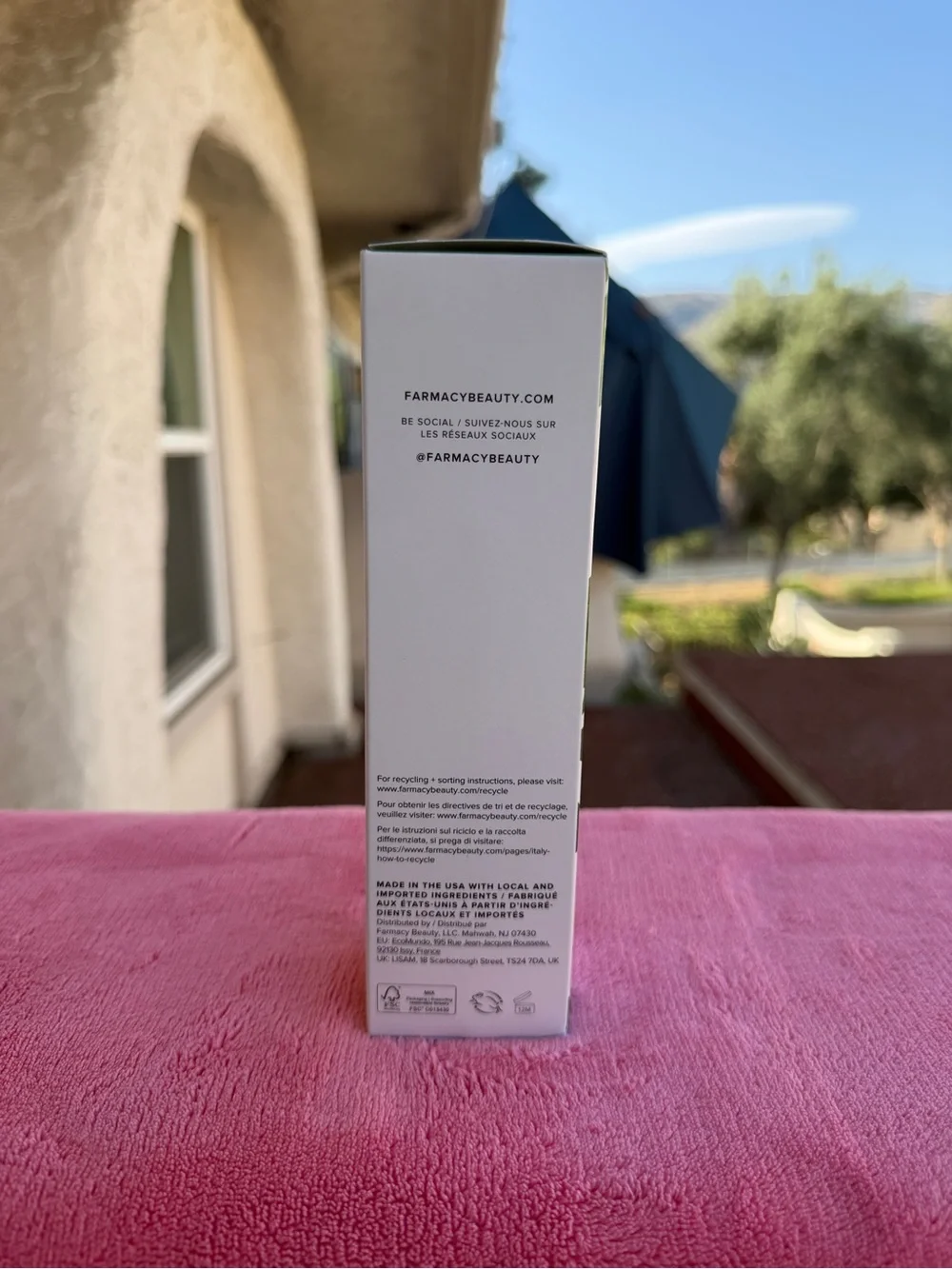 Farmacy Green Clean Juicy Gel Cleanser 200mL 6.8 oz Moringa Coconut Water NEW